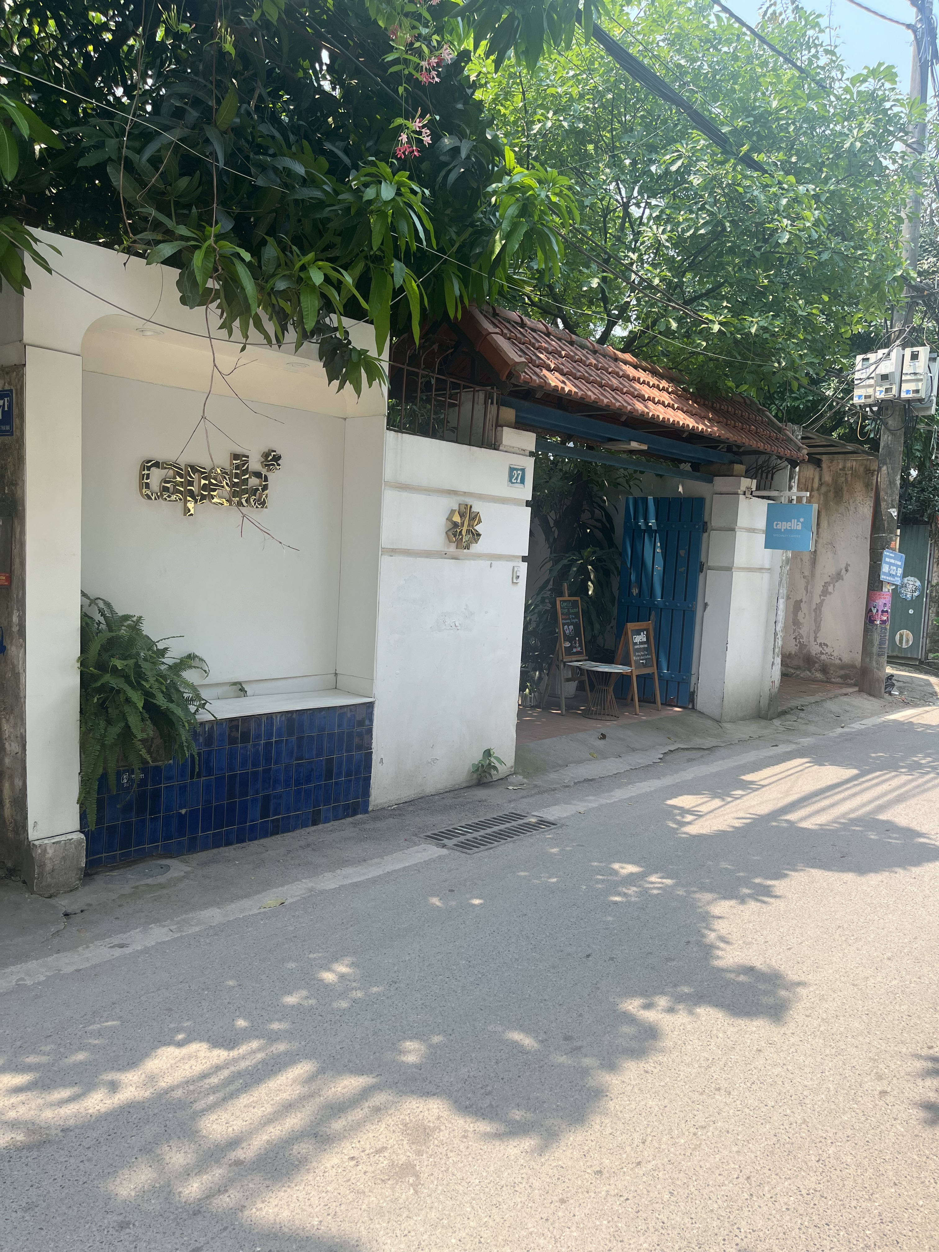 Remote work coffee shop in hanoi west lake